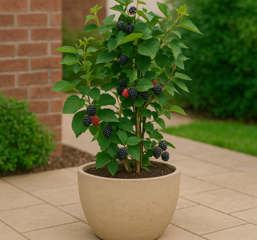 Thornless Blackberry Bush